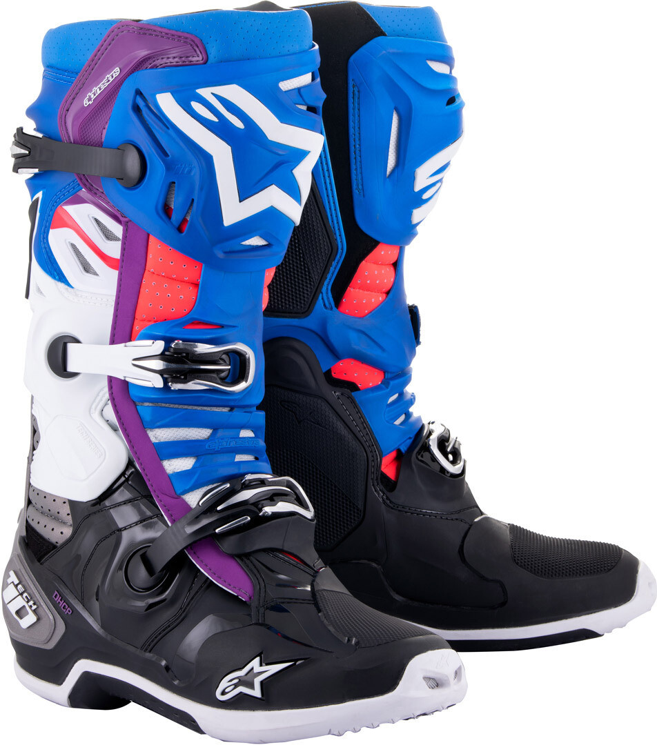 

Сапоги мотокроссовые Alpinestars Tech-10 Supervented, черный / синий / белый