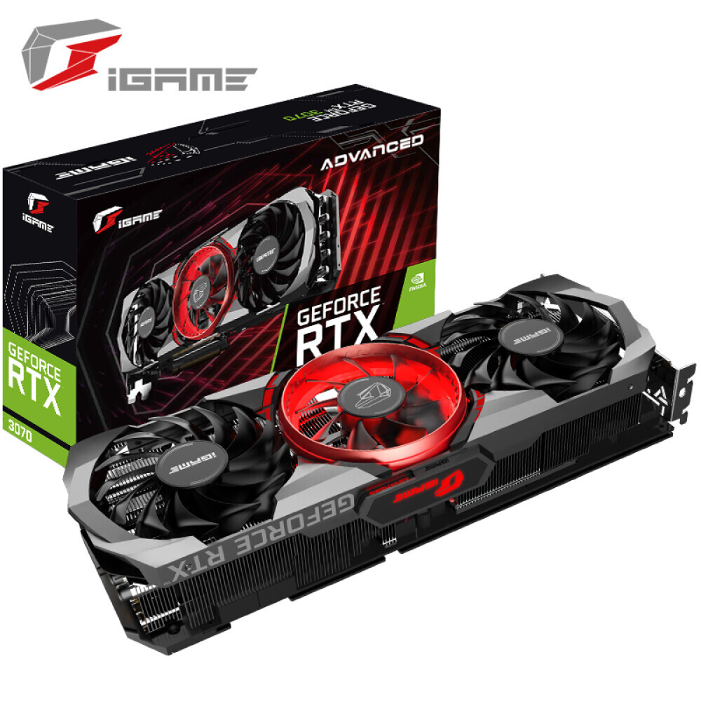 

Видеокарта Colorful iGame GeForce RTX 3070 Advanced OC 8GB LHR
