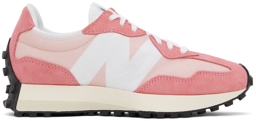 

Розово-белые кроссовки 327 New Balance