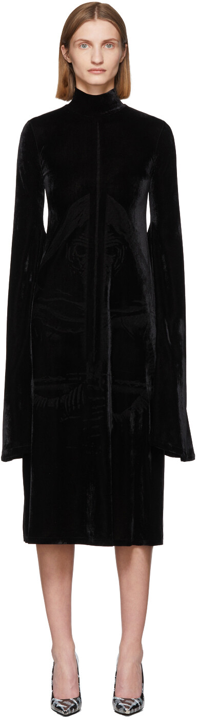 

Черное бархатное платье Kylo Ren STAR WARS Edition VETEMENTS