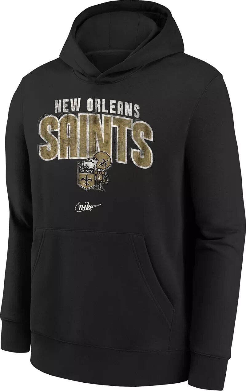 

Черная худи Nike Youth New Orleans Saints Rewind Shout