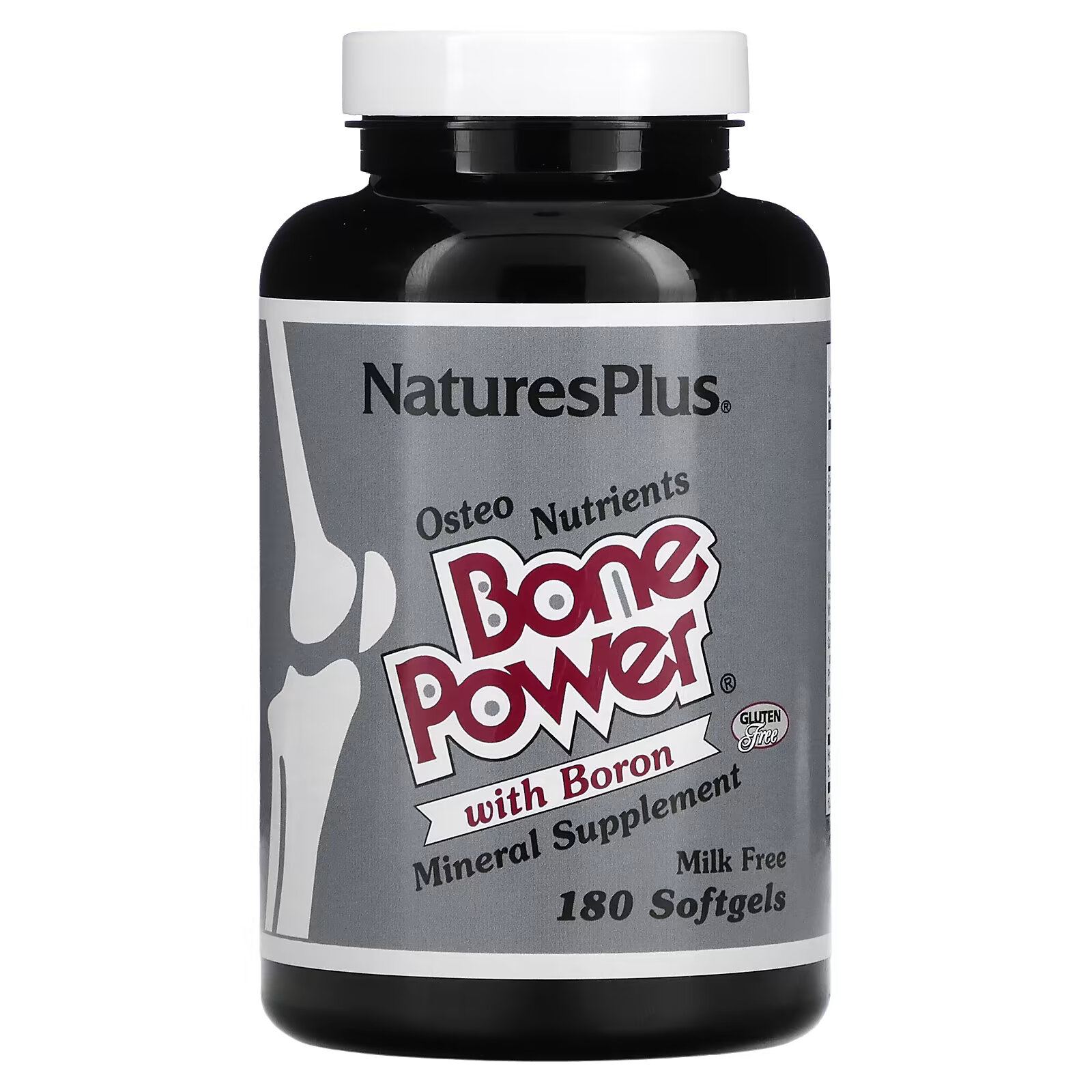 NaturesPlus, Bone Power с бором, 180 капсул naturesplus суперкомлекс витаминов с 180 растительных капсул