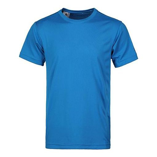 Футболка Adidas Training Sports Short Sleeve Blue T-Shirt, Синий футболка adidas h rdy 3s tee intense training sports short sleeve blue t shirt синий
