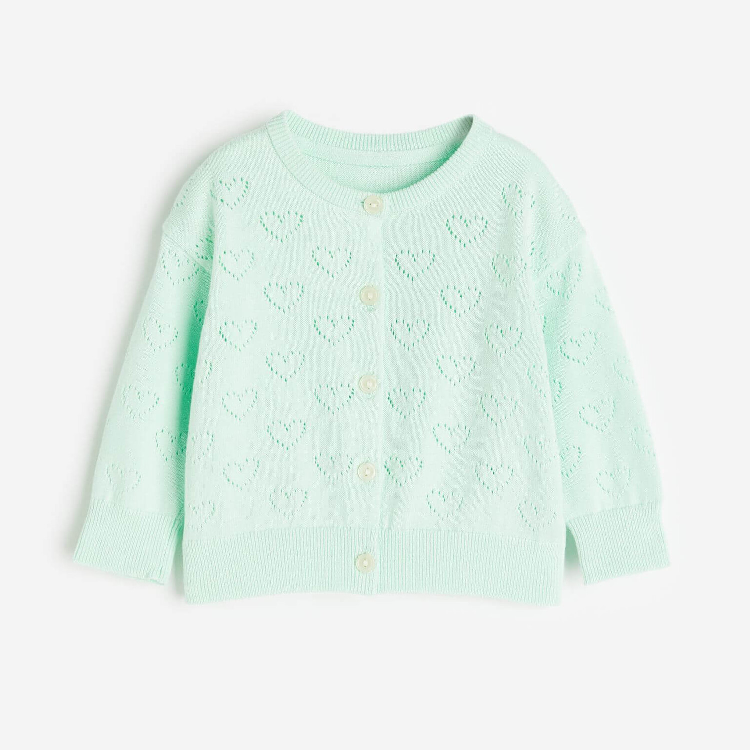 

Кардиган H&M Pointelle-knit, мятный