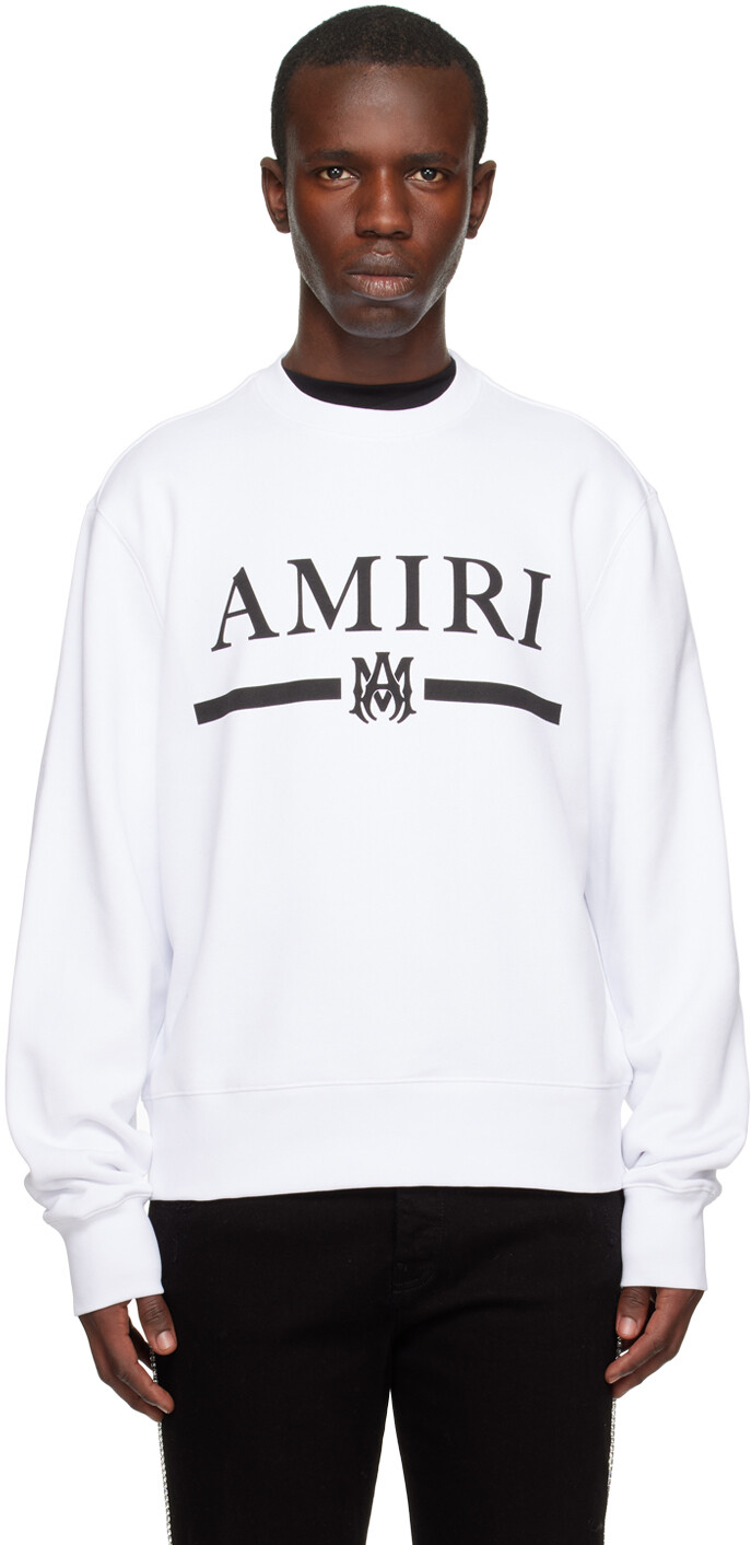

Белый свитшот M.A. Bar AMIRI
