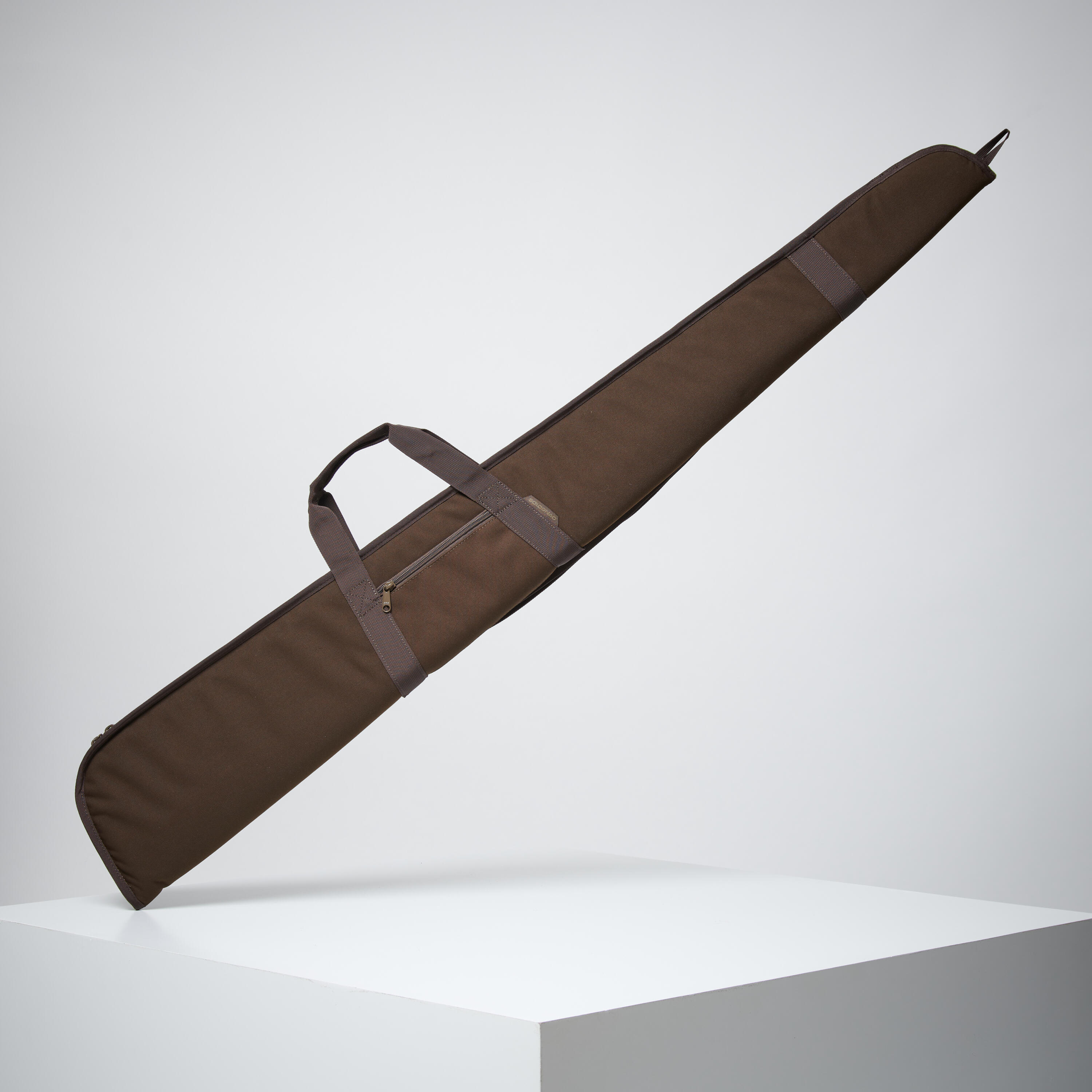 чехол для ружья охотничьего черный Чехол для охотничьего ружья 150 см камуфляжная трость для ружья SOLOGNAC, коричневый