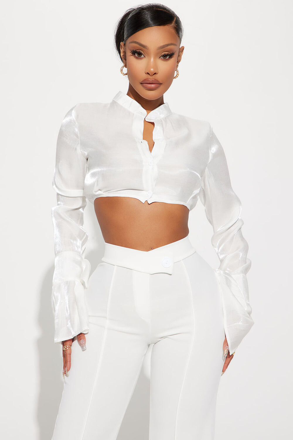 

Топ Fashion Nova 22GWF8680, белый