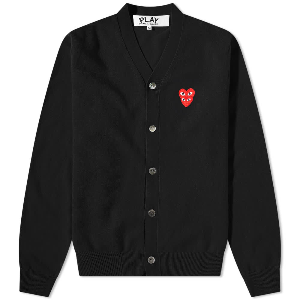 

Джемпер Comme des Garçons Play Overlapping Heart Cardigan, Черный