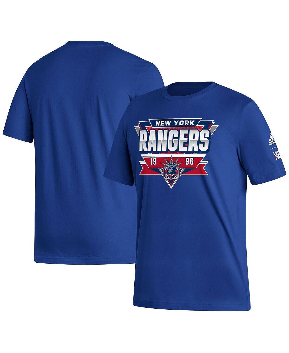 

Мужская футболка royal new york rangers reverse retro 2.0 fresh playmaker adidas