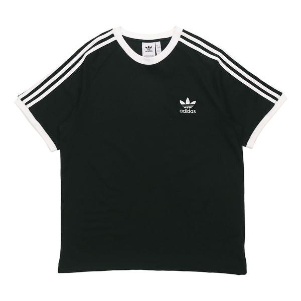 

Футболка Adidas originals Adicolor Classic s 3 Bands Embroidery Logo Sport Short Sleeve Black, Черный