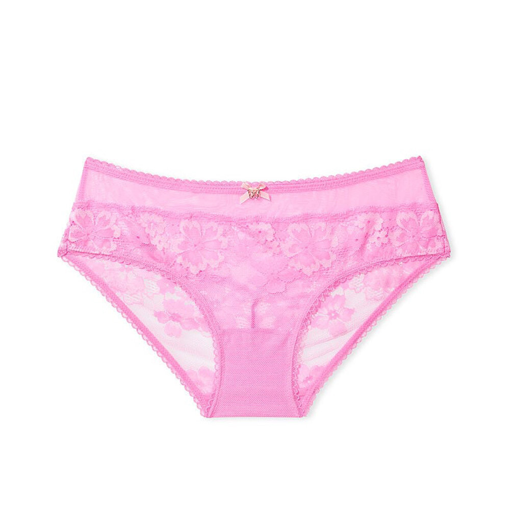 

Трусы Victoria's Secret Body By Victoria Lace-Inset Hiphugger, розовый