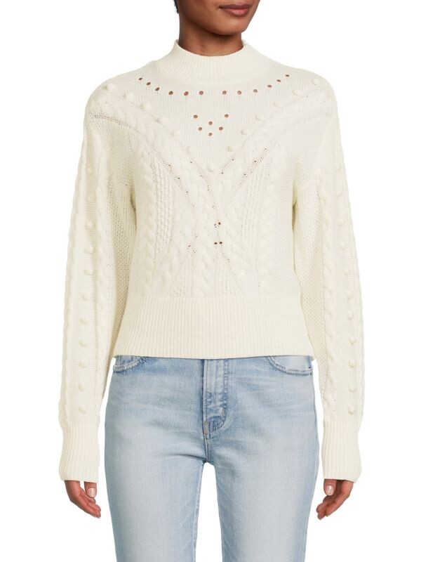 

Вязаный свитер из смесовой шерсти BCBGMAXAZRIA Gardenia