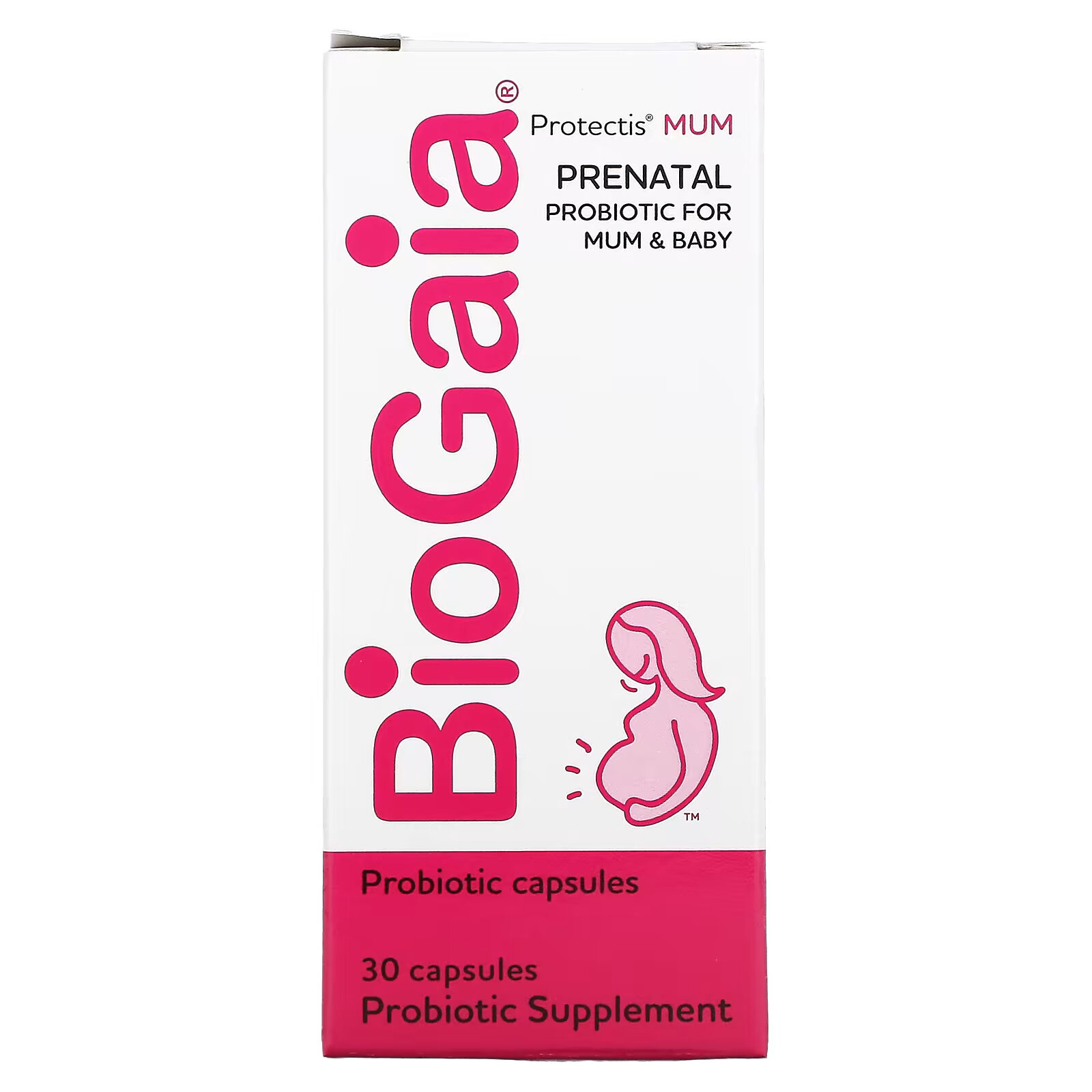 BioGaia, Protectis MUM, пренатальный пробиотик, 30 капсул пробиотик для десен и зубов biogaia мята 30 пастилок