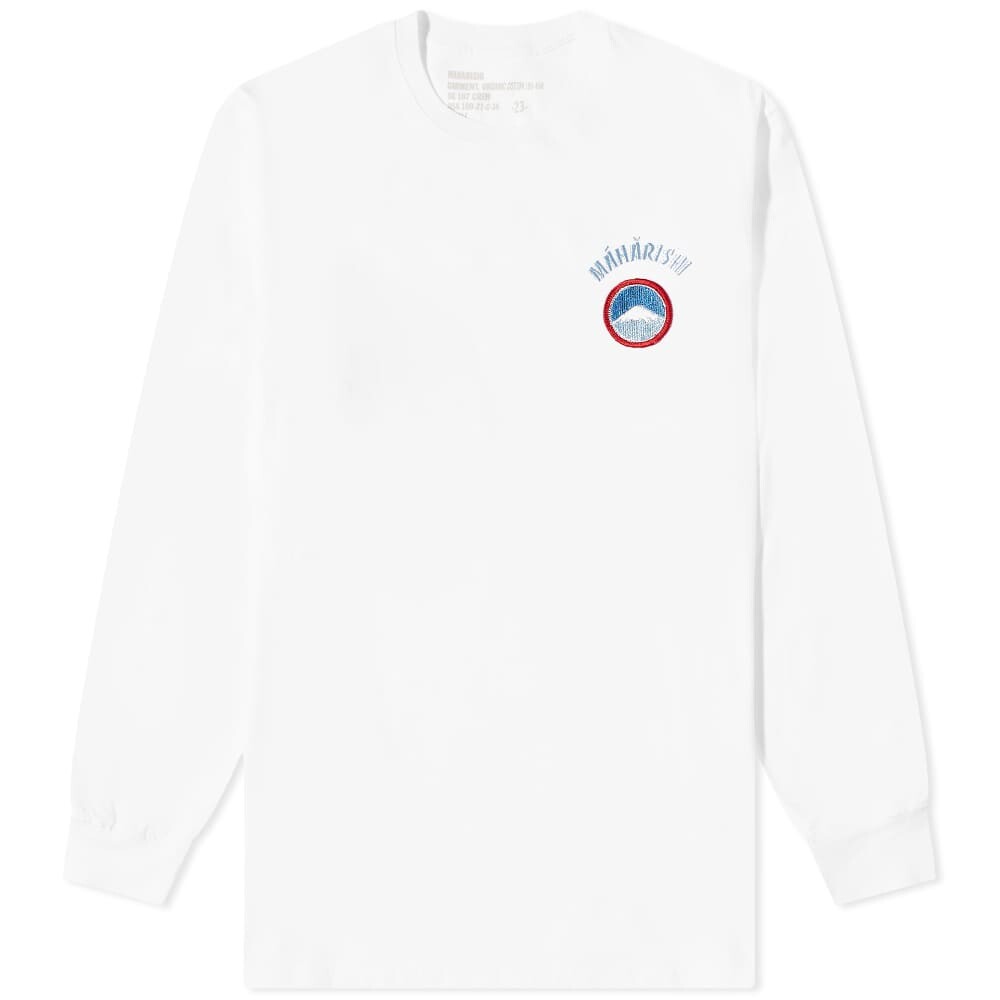

Футболка Maharishi Long Sleeve Vintage U.S. Army Japan Patch Tee, Белый