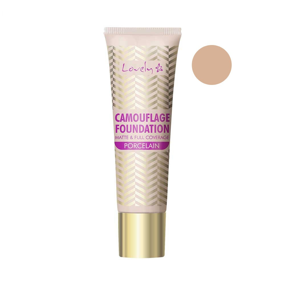 

Lovely Камуфляжная тональная основа Coverage Foundation 1 Porcelain 25г