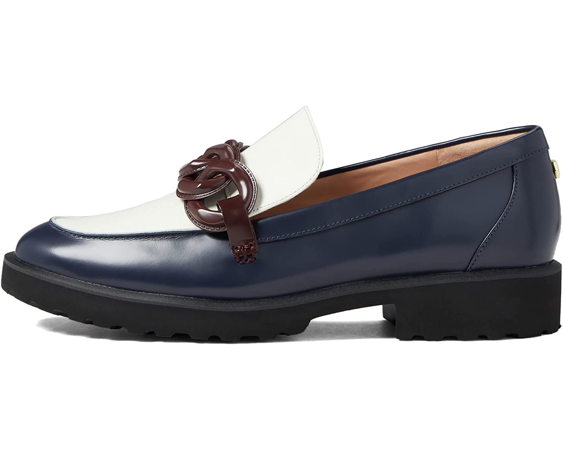 Лоферы Geneva Chain Loafer Cole Haan, синий - фото