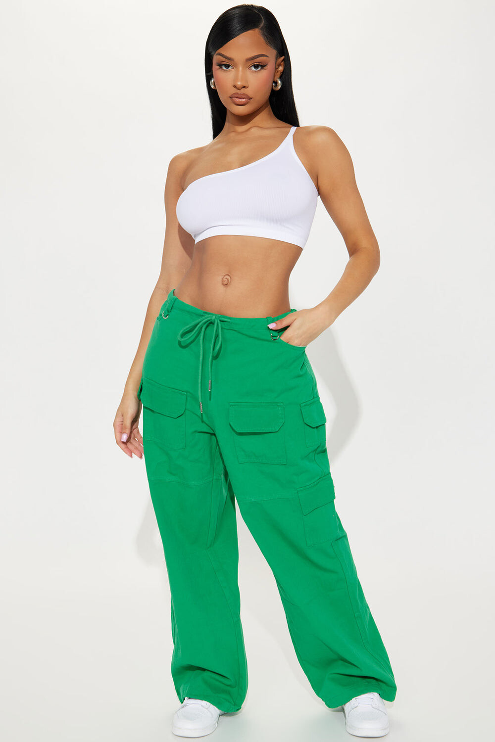 

Брюки карго Fashion Nova C3372PFN, зеленый