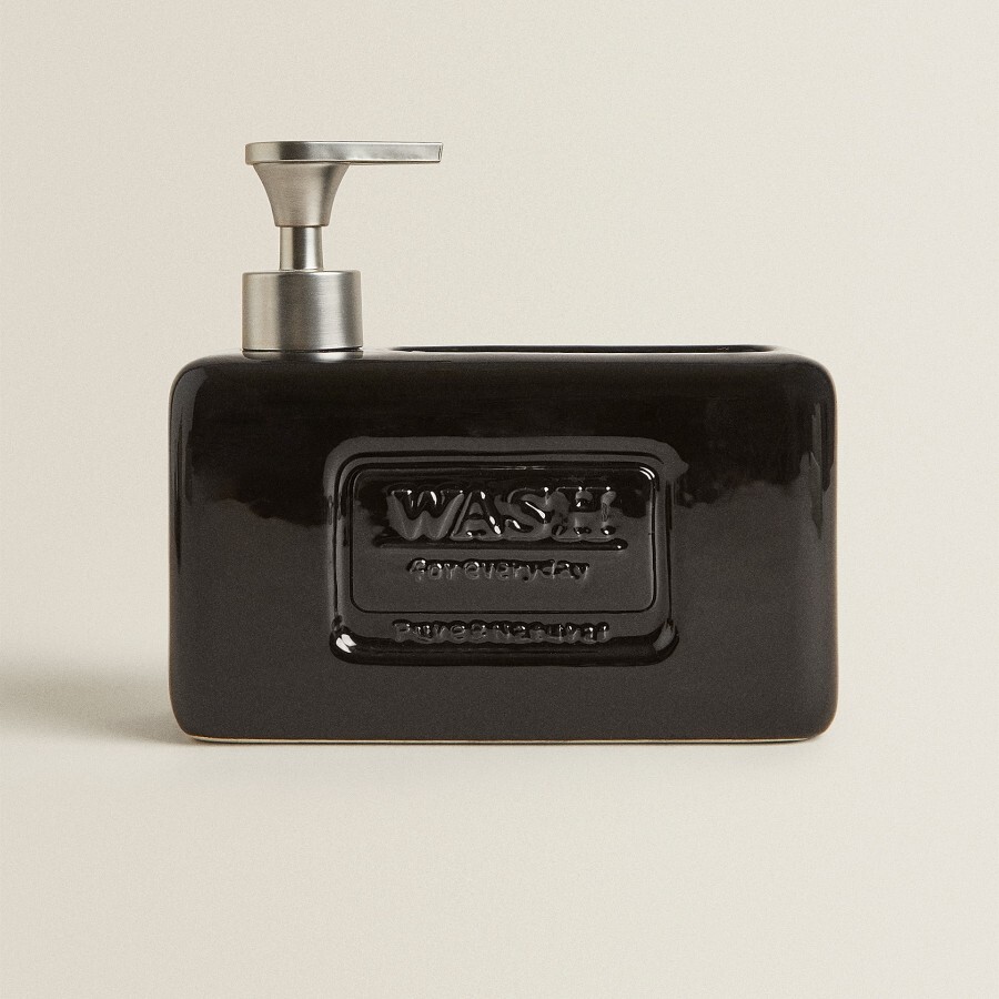 

Дозатор Zara Home With Container, черный