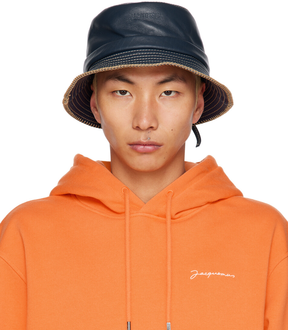 

Темно-синяя кепка Le Bob Mentalo Jacquemus