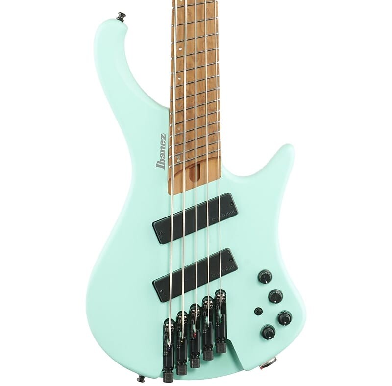 

Бас-гитара Ibanez EHB1005MS (с чехлом), матовая морская пена зеленого цвета EHB1005MSSFM