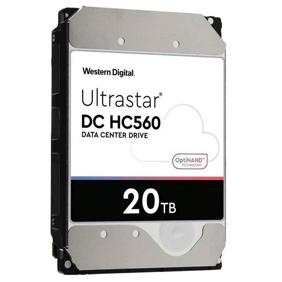 Жесткий диск SATA Western Digital 20 ТБ 3.5 WUH722020ALE6L4 жесткий диск western digital ultrastar dc ha210 1tb hus722t1tala604
