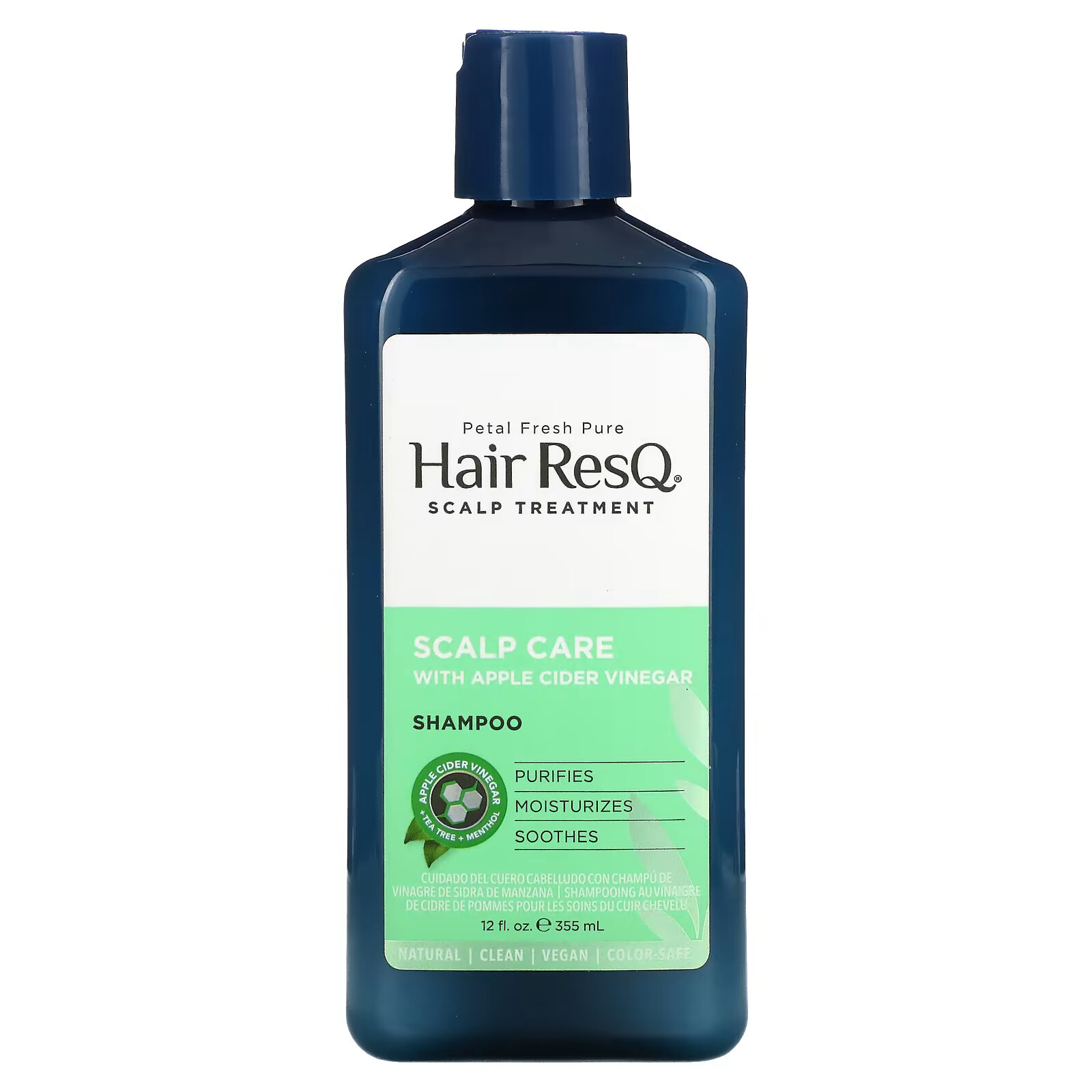 Petal Fresh, Hair ResQ, шампунь, уход за кожей головы с яблочным уксусом,  355 мл (12 жидк. Унций) – заказать из-за границы с доставкой в  «CDEK.Shopping»