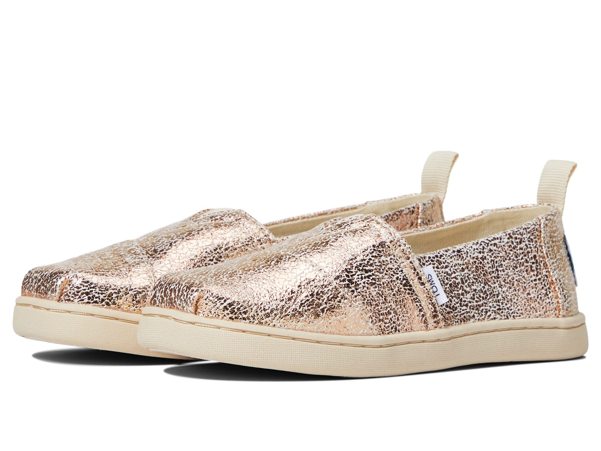 

Мокасины TOMS Kids, Crackle Foil Alpargata