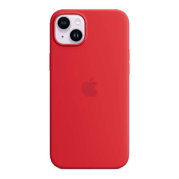 Чехол силиконовый Apple iPhone 14 Plus с MagSafe, (PRODUCT) RED чехол apple кожаный для iphone 8 plus 7 plus product red