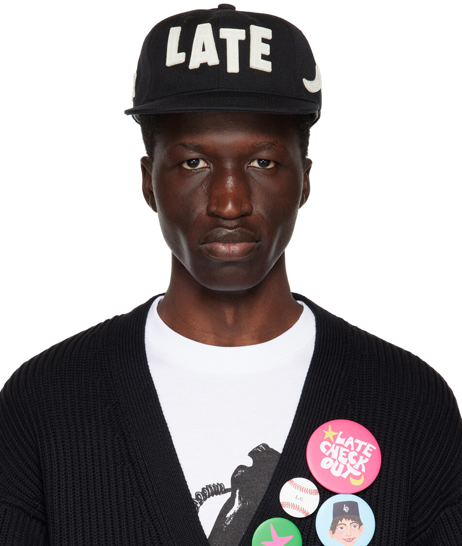 

Черная кепка LATE Late Checkout