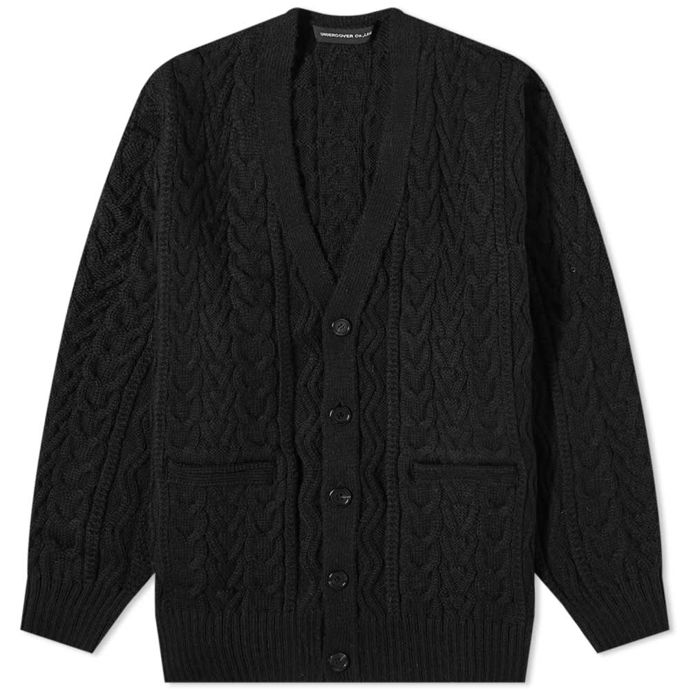 zaful x luna montana button front chunky cable knit cardigan Джемпер Undercover Cable Knit Cardigan