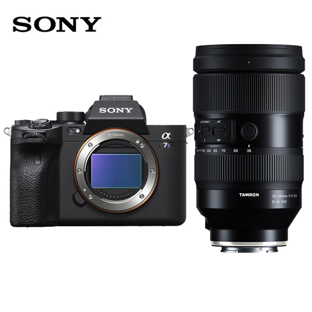 Цифровой фотоаппарат Sony Alpha 7S III A7S3 A058 35-150mm защитная пленка tamron 35 150 для объектива tamron 35 150 мм f2 2 8 di iii vxd a058 sony e mount наклейка для объектива защитная наклейка