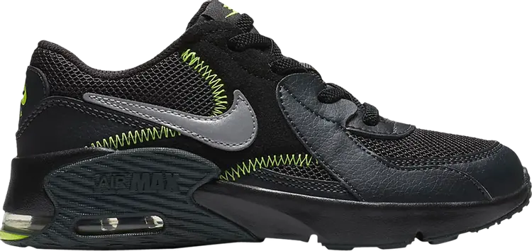 

Кроссовки Nike Air Max Excee PS 'Black Volt', черный
