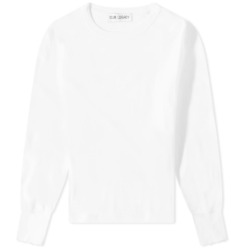 

Футболка Our Legacy Long Sleeve Nyning Tee, Белый