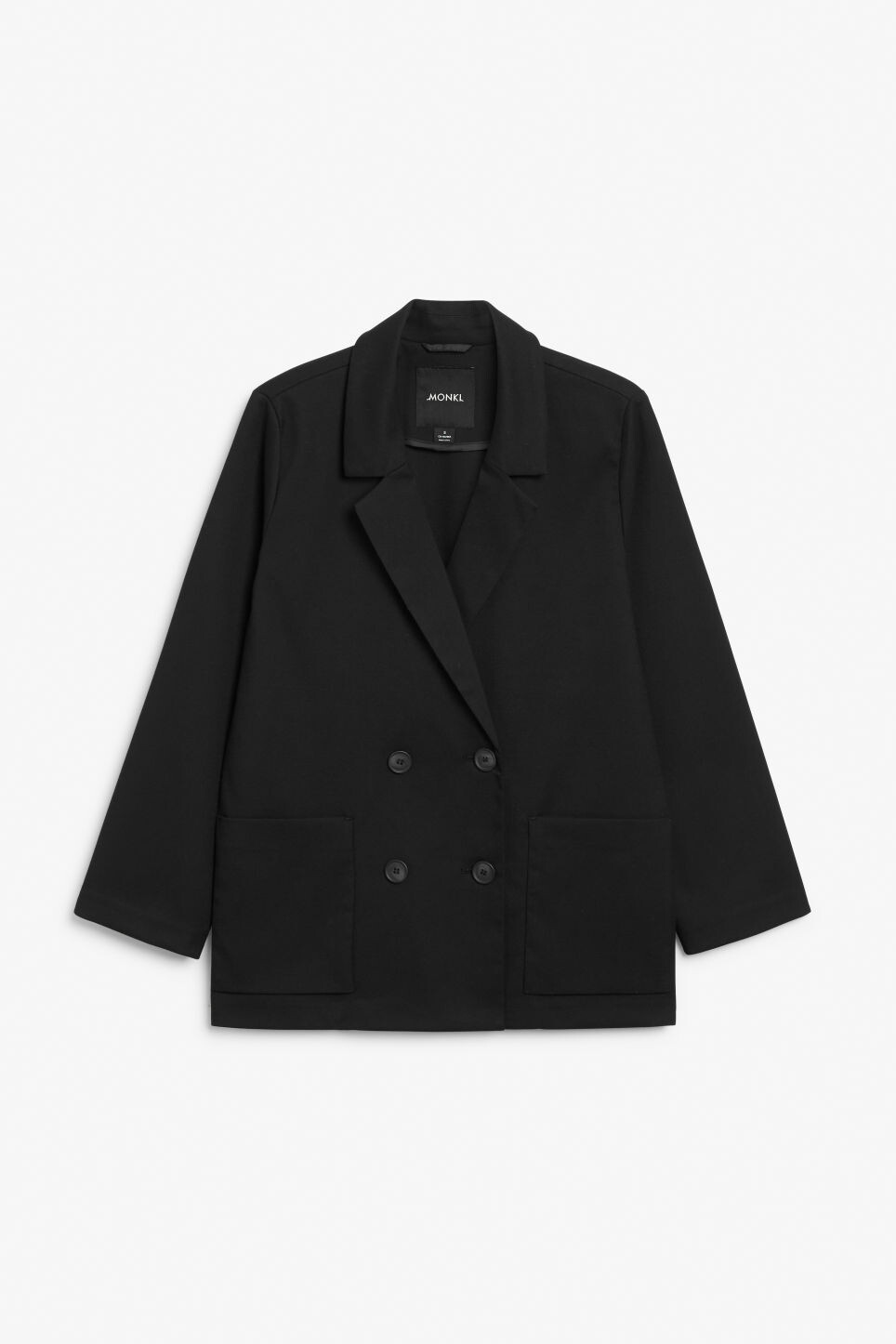 

Двубортный блейзер Monki, черный