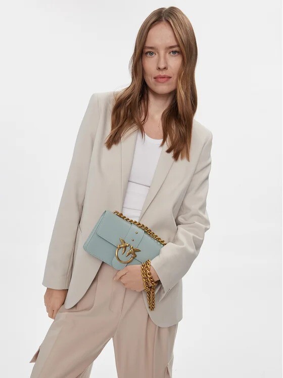 

Сумка MINI LOVE BAG ONE SIMPLY Pinko, серый