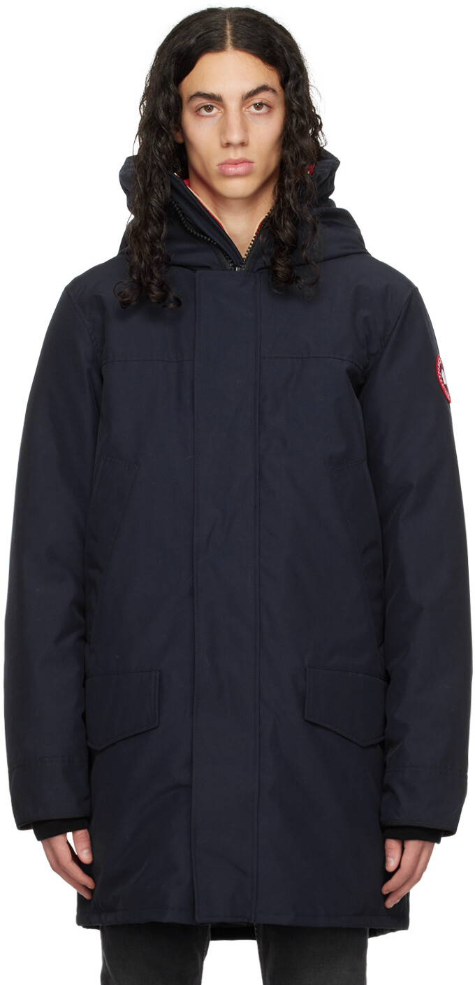 

Темно-синее пуховое пальто Langford Canada Goose