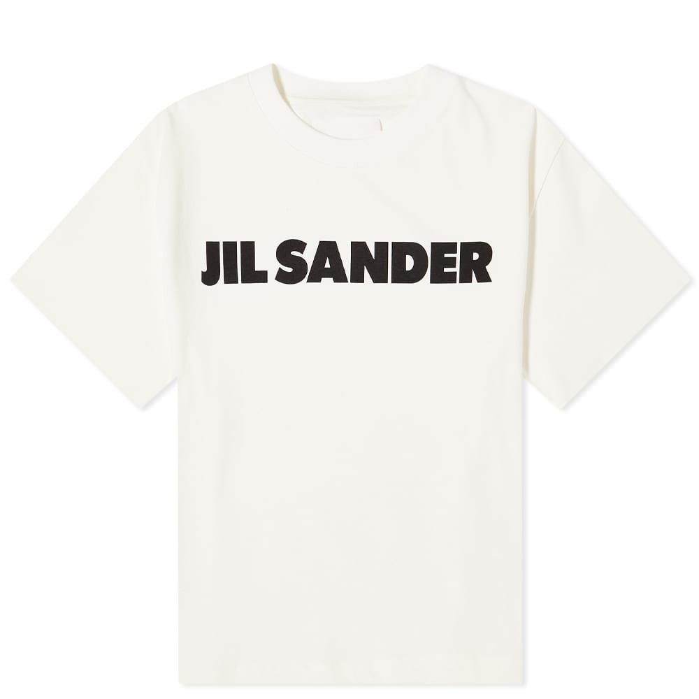 

Футболка Jil Sander Logo Front Tee, Белый