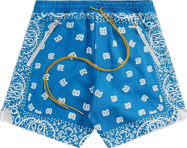 

Шорты Rhude Bandana Shorts Marine Blue, синий