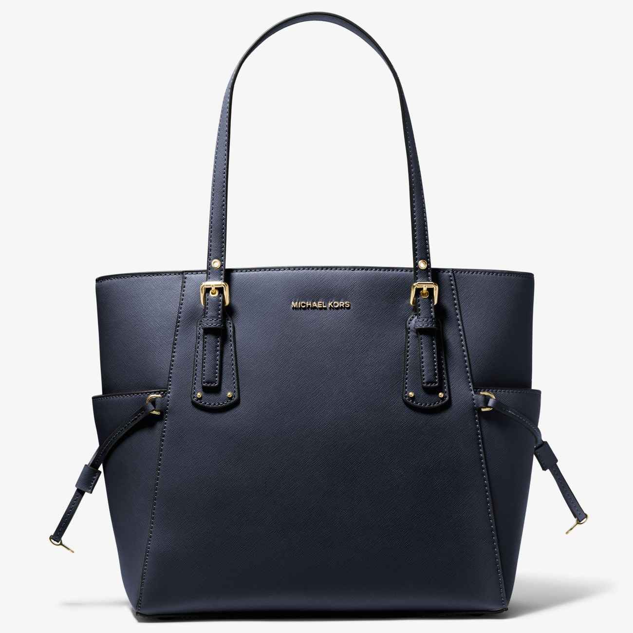 

Сумка Michael Michael Kors Voyager Small Saffiano Leather, темно-синий