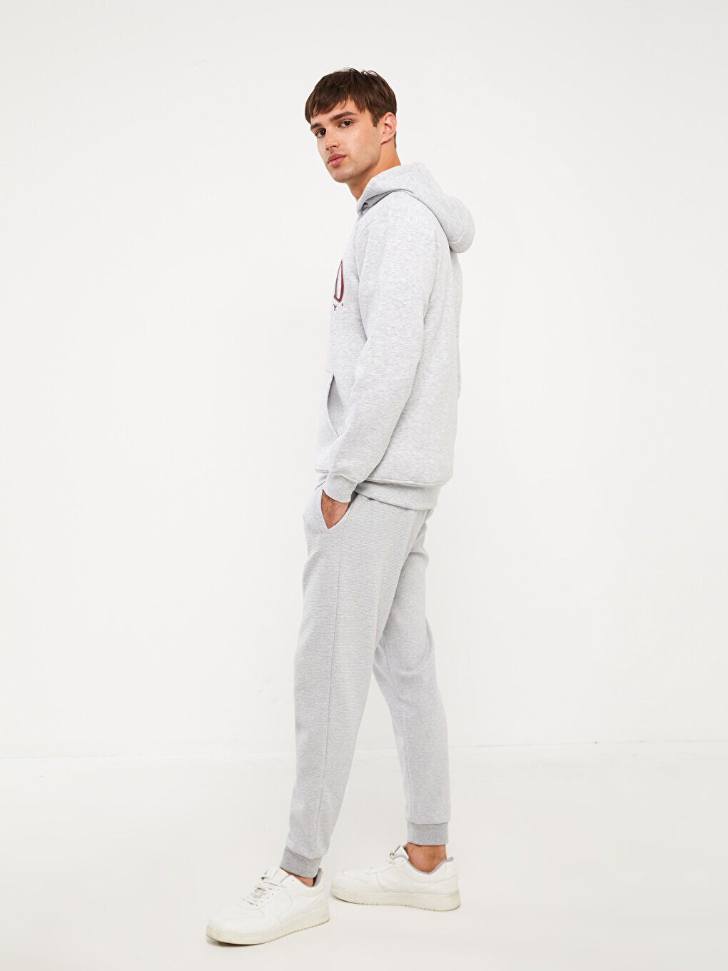 

Мужские спортивные штаны Slim Fit для джоггеров LCW Casual, серый меланж