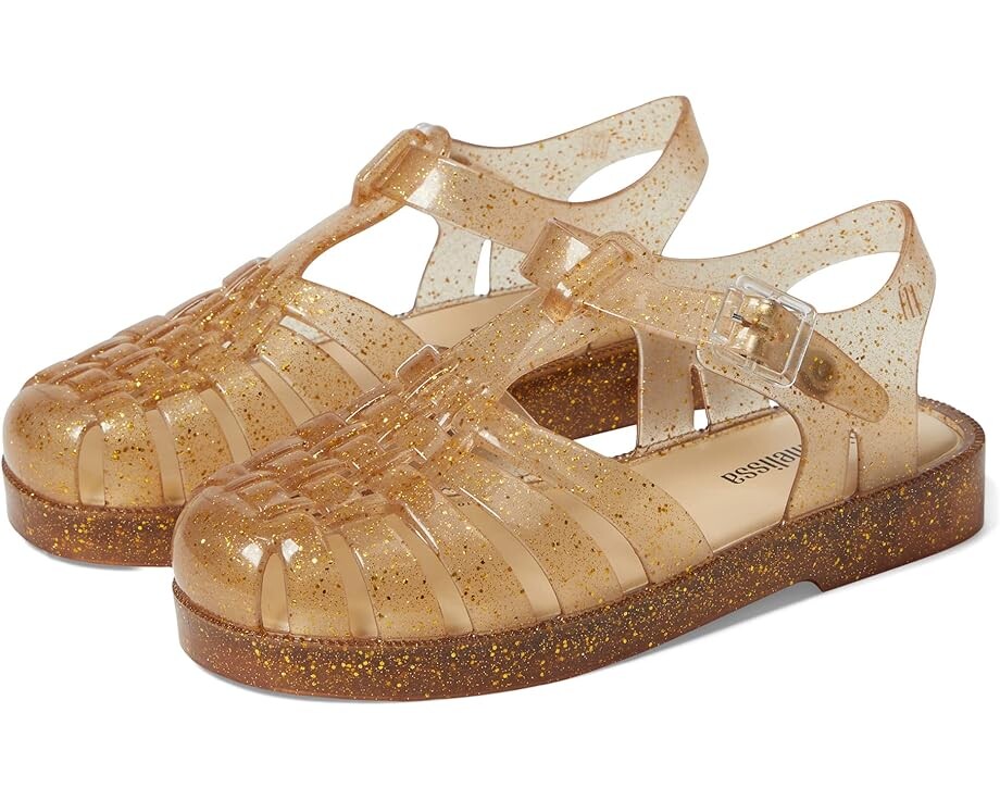 

Сандалии Mini Melissa Mini Possession Finaldeano, цвет Beige/Glitter/Gold