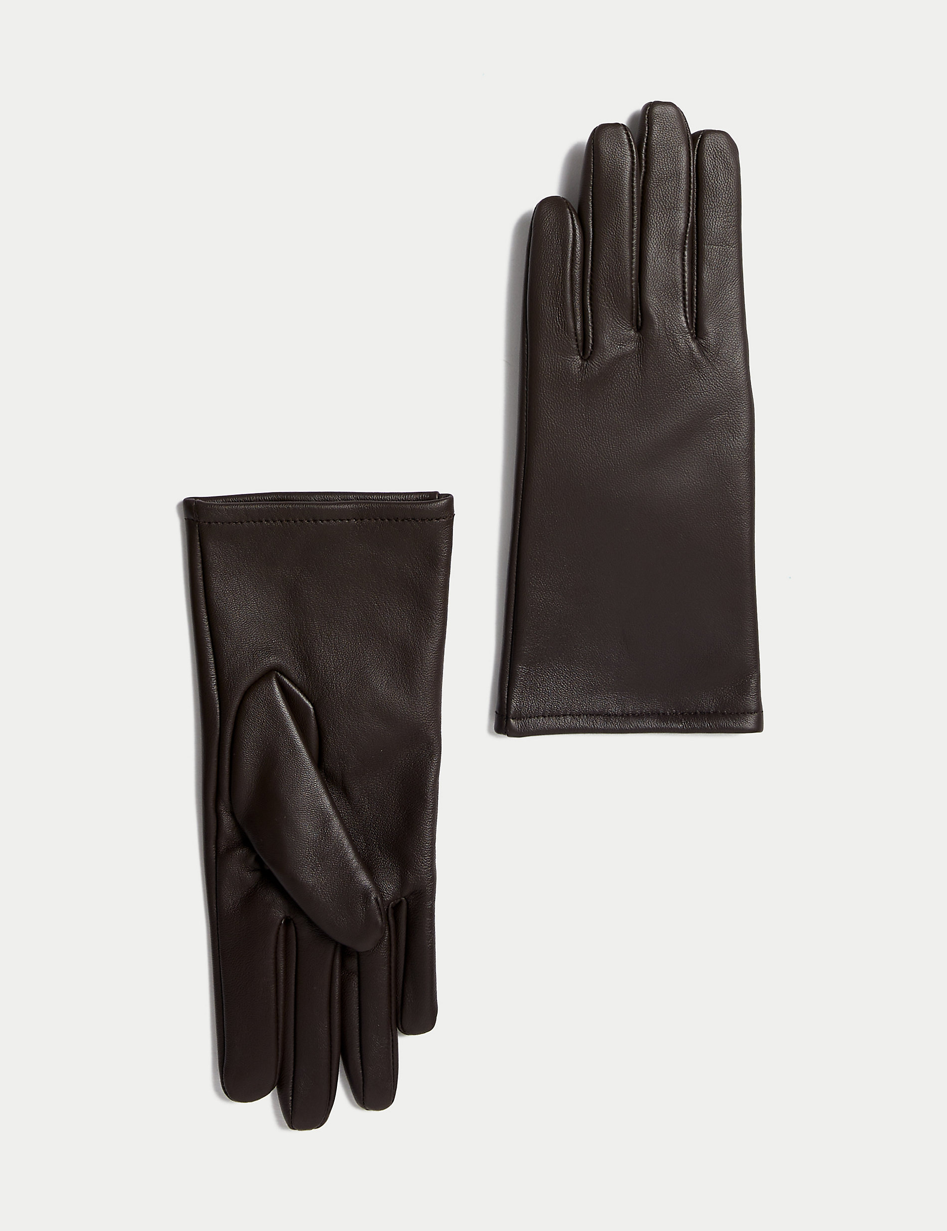 цена Кожаные перчатки на теплой подкладке Marks & Spencer