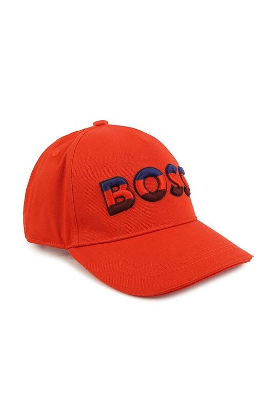 

Детская хлопковая бейсболка BOSS, красный