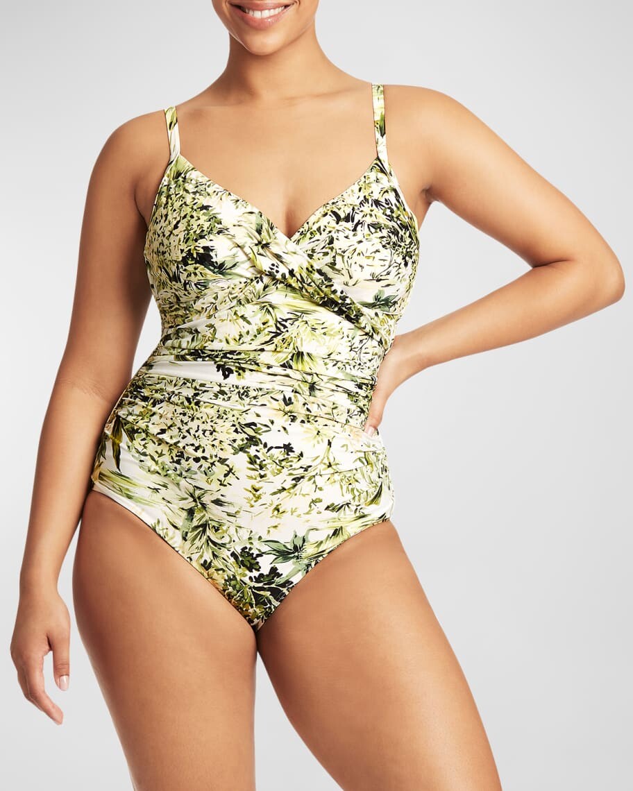 

Слитный купальник Troppica Twist-Front (чашка DD-E) Sea Level Swim, Коричневый