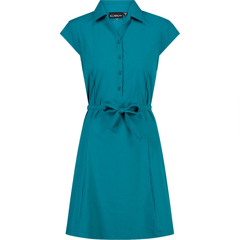 Платье с коротким рукавом CMP 31T5206, синий ночное платье с коротким рукавом disney синий