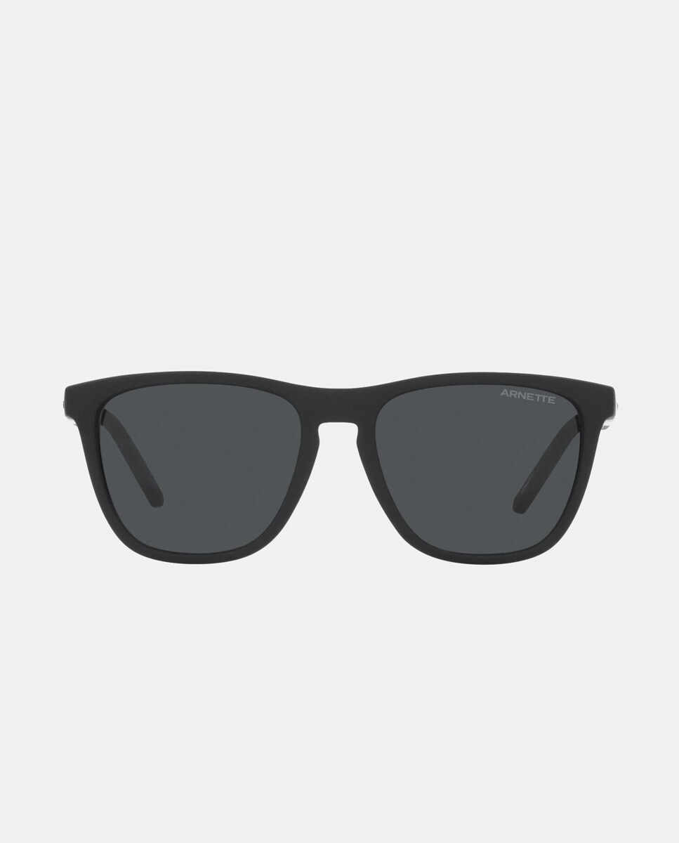 Мужские солнцезащитные очки в квадратной оправе черного цвета Arnette, черный