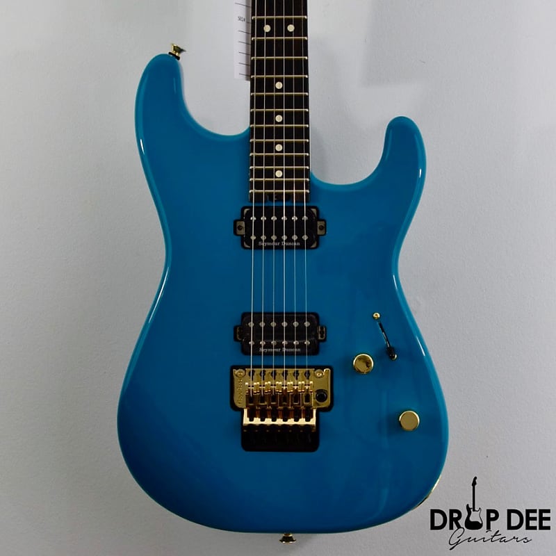 Электрогитара Charvel Pro-Mod San Dimas Style 1 HH FR E Electric Guitar - Miami Blue электрогитара charvel pro mod san dimas sd1 hh fr snow white