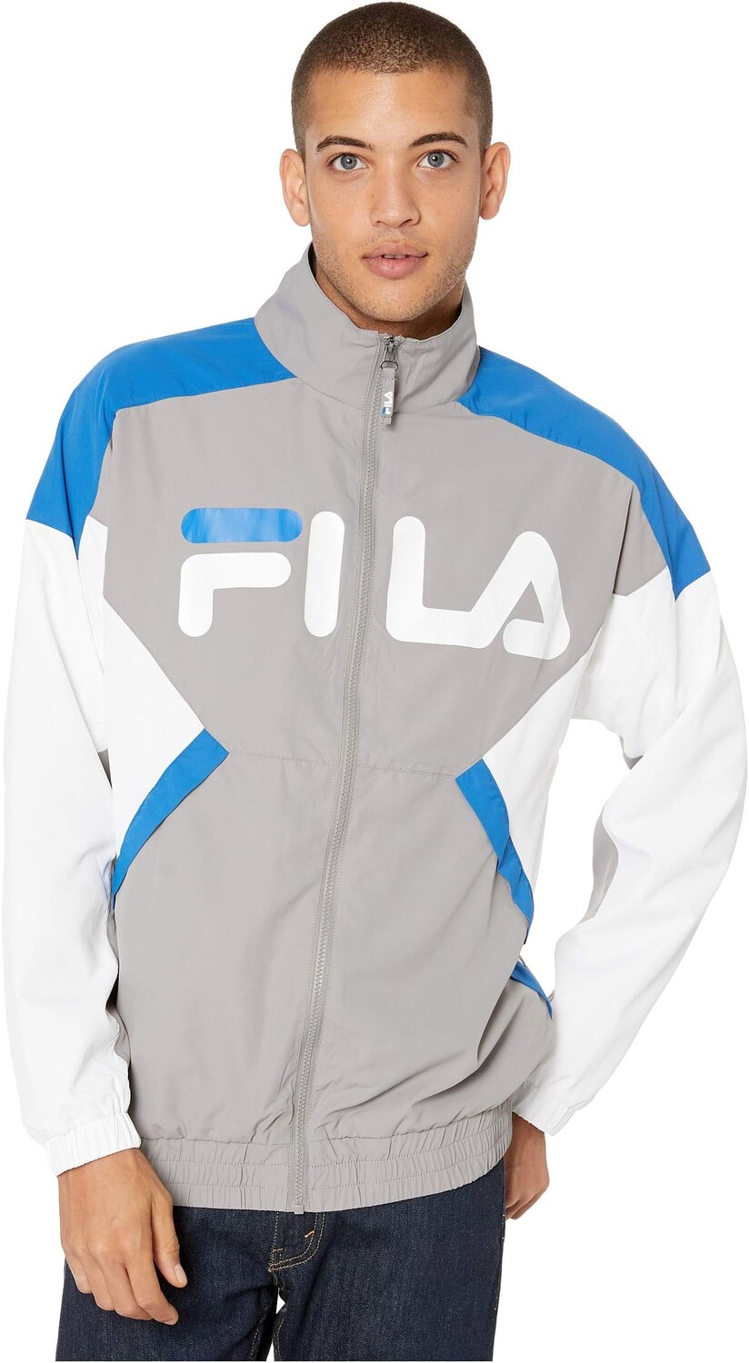 

Куртка Fila Oliviero Wind Jacket, цвет Frost Grey/Baleine Blue/White