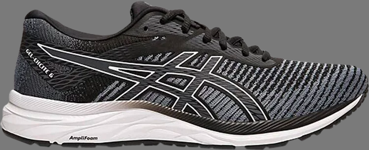 

Кроссовки gel excite 6 twist 'black white' Asics, черный