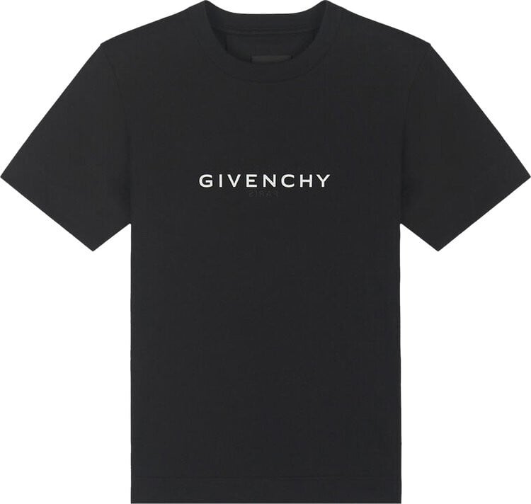 

Футболка Givenchy Reverse Slim Fit T-Shirt 'Black', черный